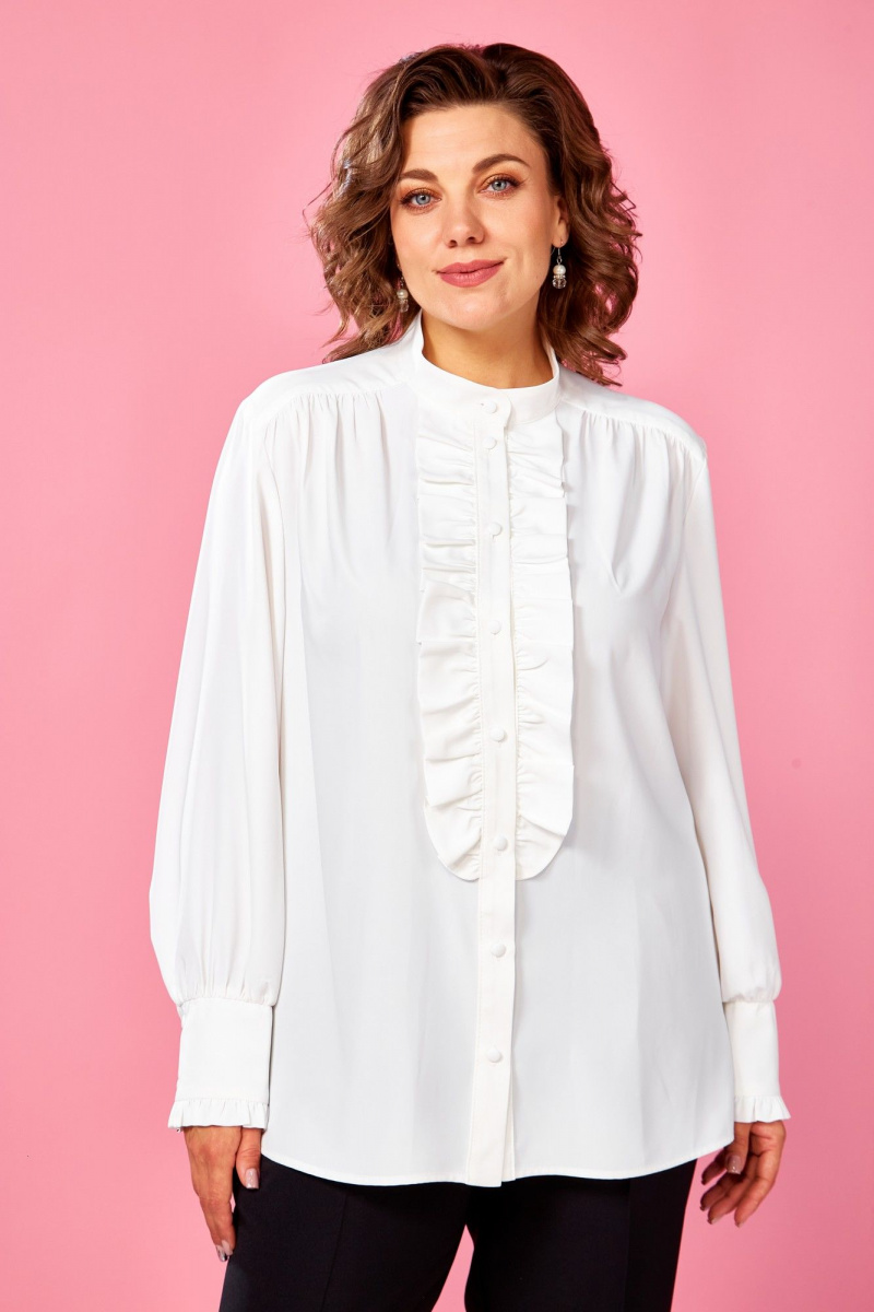 Блузы AVA fashion М-133 молочный