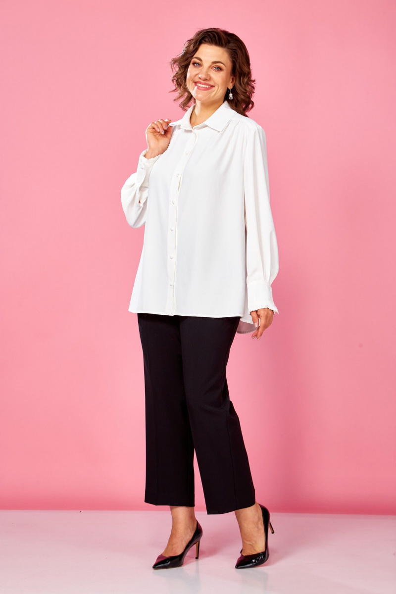 Блузы AVA fashion М-134 молочный