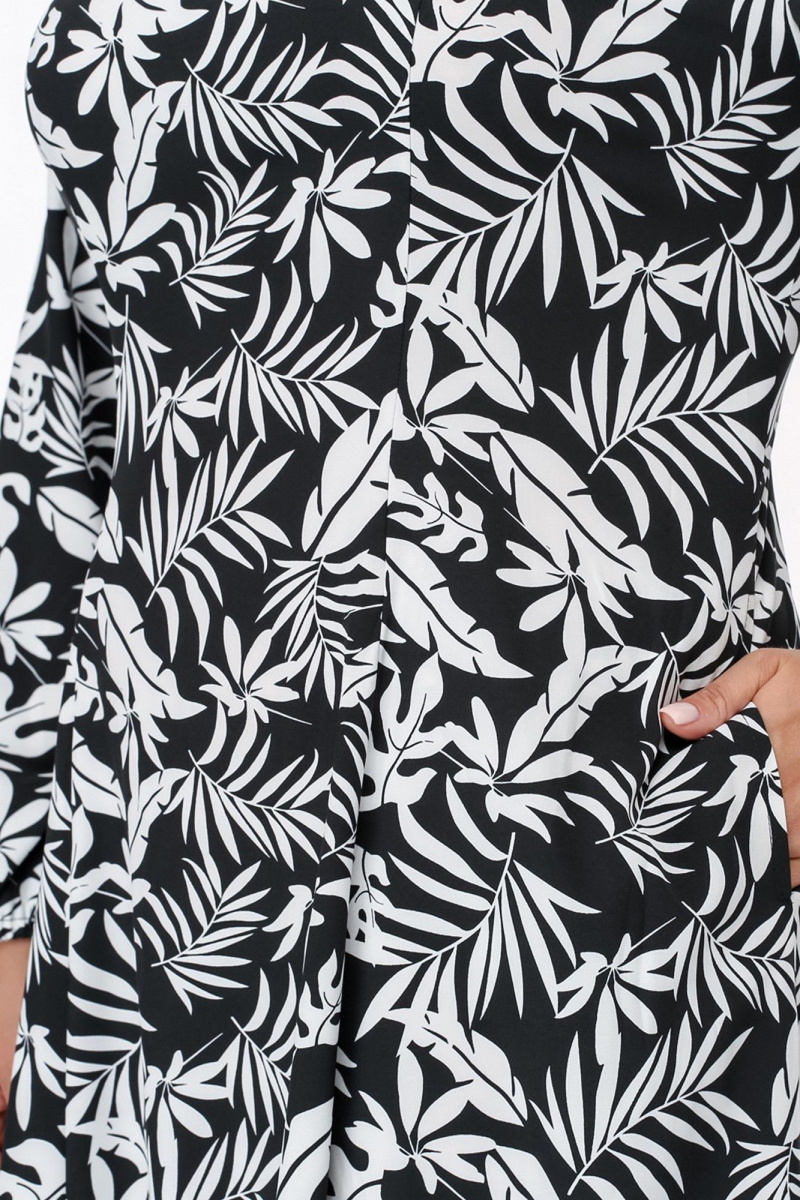 Платья La rouge 5437 черно-белый