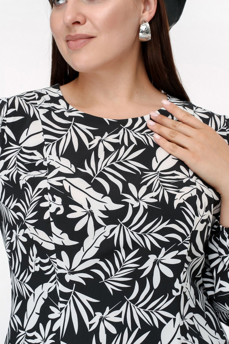 Платья La rouge 5437 черно-белый