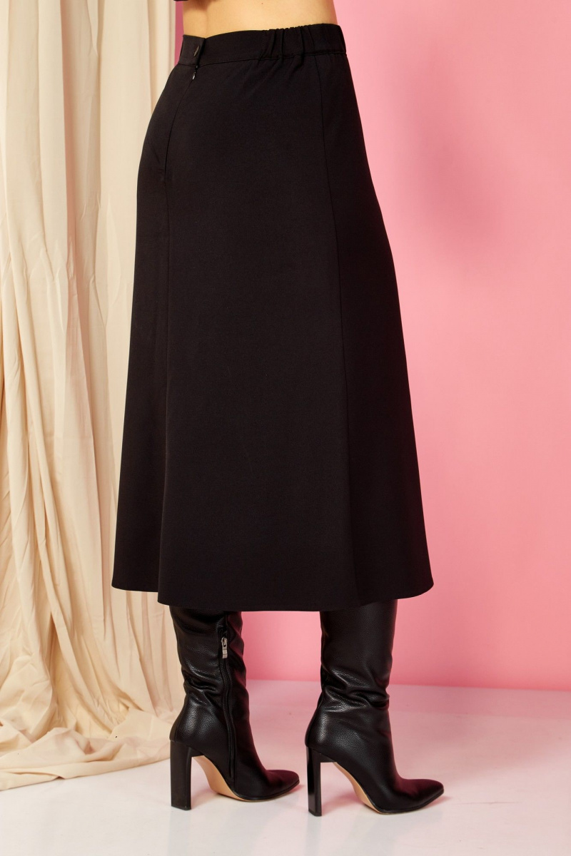 Юбочный костюм AVA fashion М-141 черный