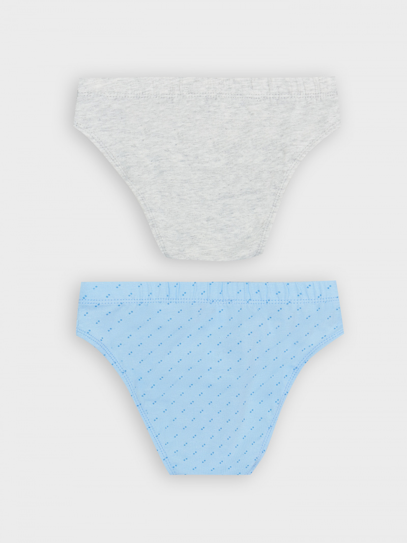Трусы Mark Formelle 413351-2/25-36352П-5 серый_меланж_4306_А_синие_точки_на_голубом