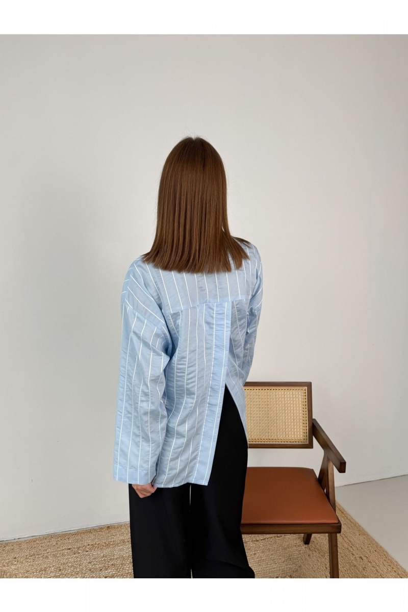 Блузы THE.WOMAN 0335 голубой