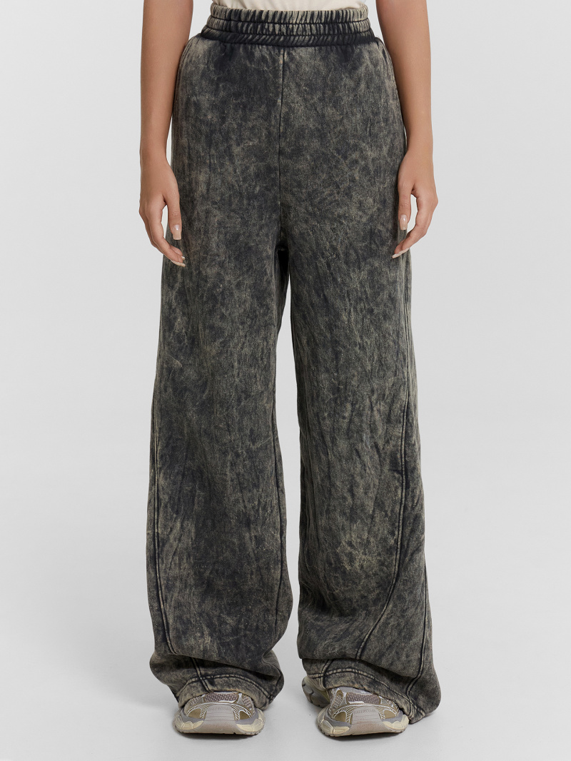 Брюки Mark Formelle 182283/25-ОБР38977П-7П ACID_WASH_черный_БРАК_ПОЛОТНА_005_Прямое_крашен