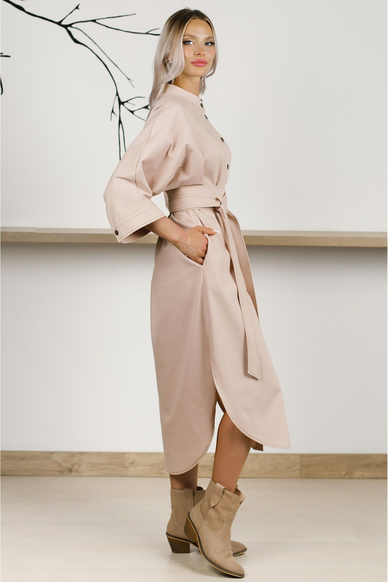 Платья MONA STYLE FASHION&DESIGN 24021/1 бежевый