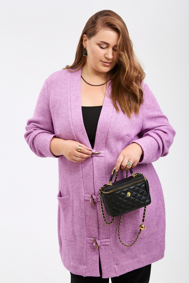 Кардиганы Avenue Fashion 0322-3 розово-фиолетовый