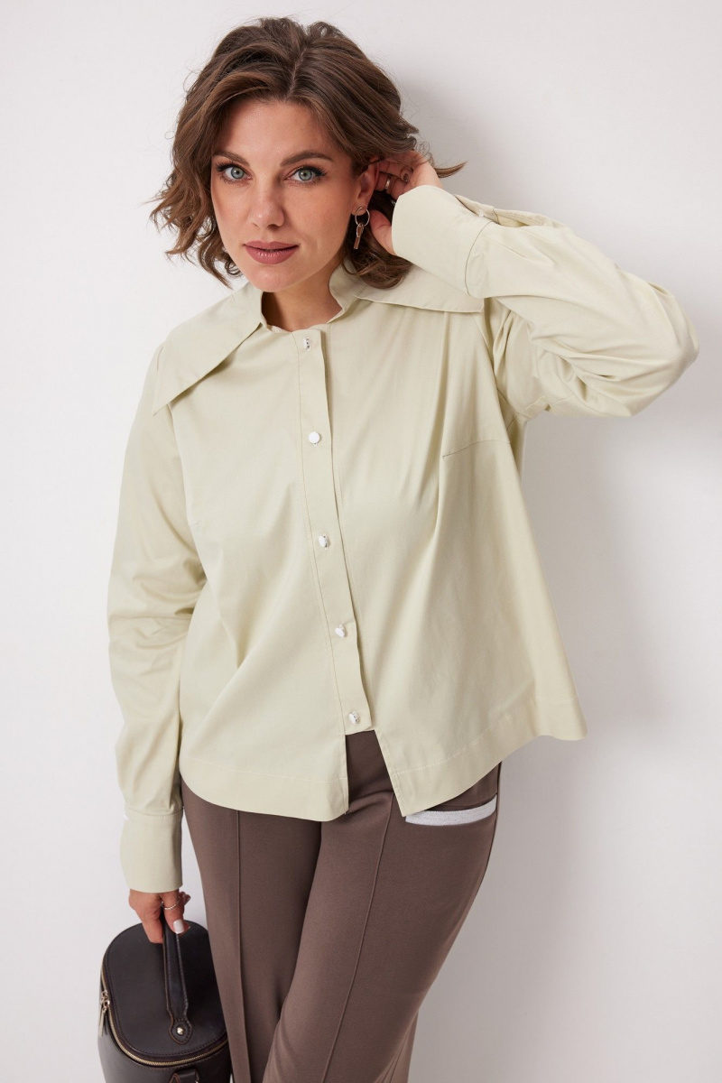 Блузы BegiModa 4135 зеленая_дыня