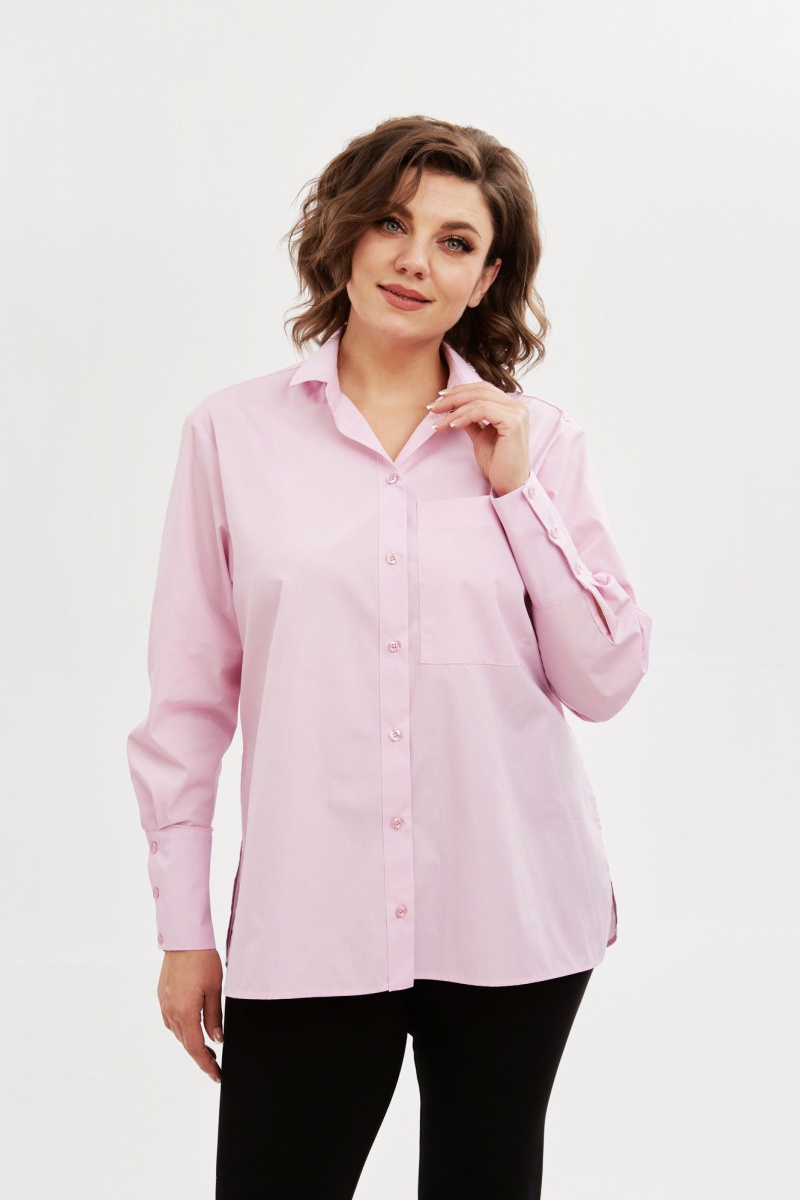Рубашки Avenue Fashion 0301-11 бледно-розовый