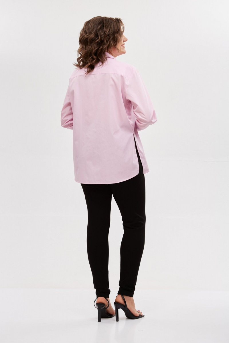 Рубашки Avenue Fashion 0301-11 бледно-розовый