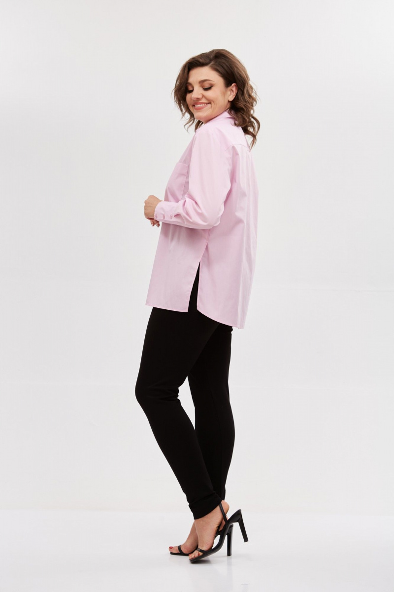 Рубашки Avenue Fashion 0301-11 бледно-розовый