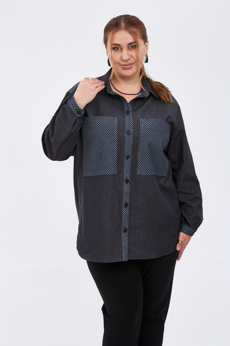 Рубашки Avenue Fashion 0341 черный