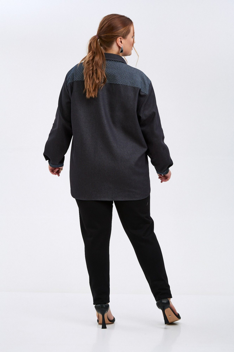 Рубашки Avenue Fashion 0341 черный