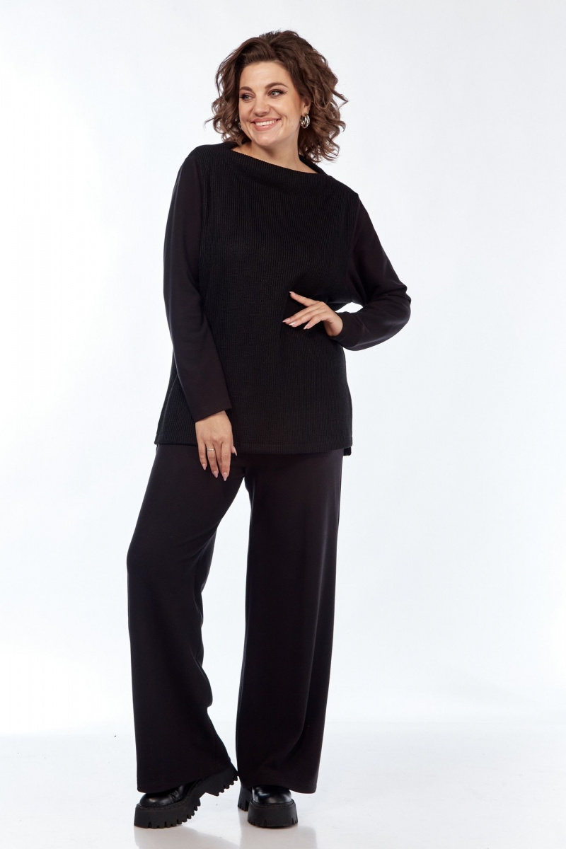 Брючный комплект Диомант 1995 белый-черный