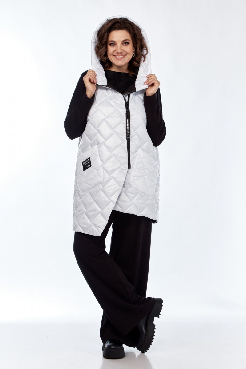 Брючный комплект Диомант 1995 белый-черный