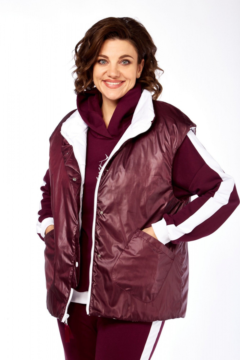 Костюмы Диомант 1917 бордо-белый