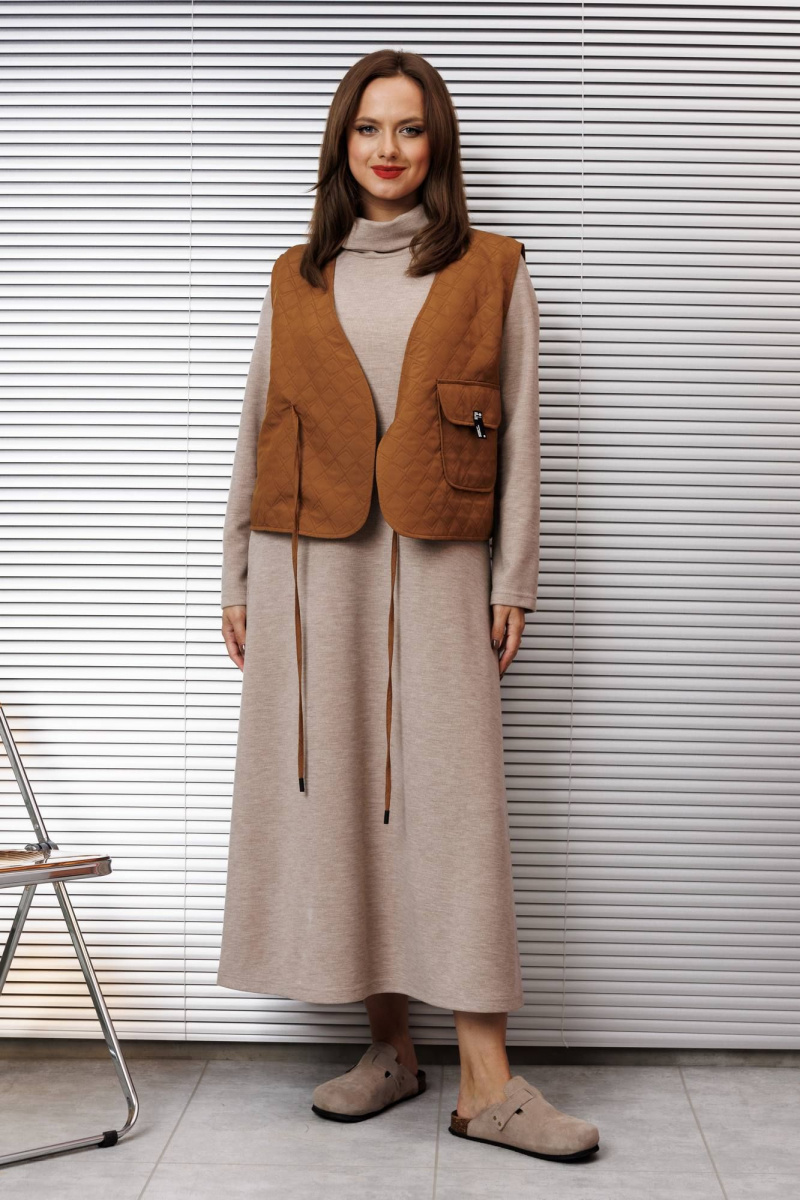 Плательный комплект INVITE 6073/1 бежевый