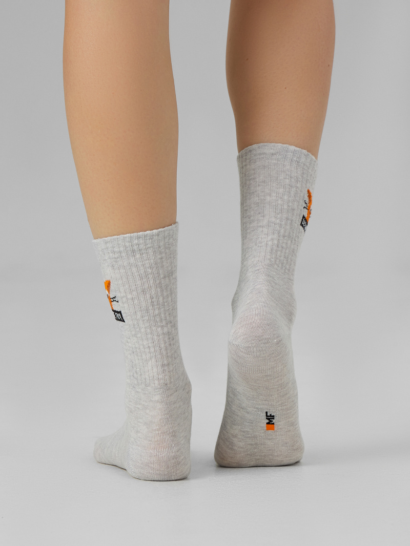 Носки и гольфы Mark Formelle 217K-2670/23217K-1 св.серый_меланж_рис.2670