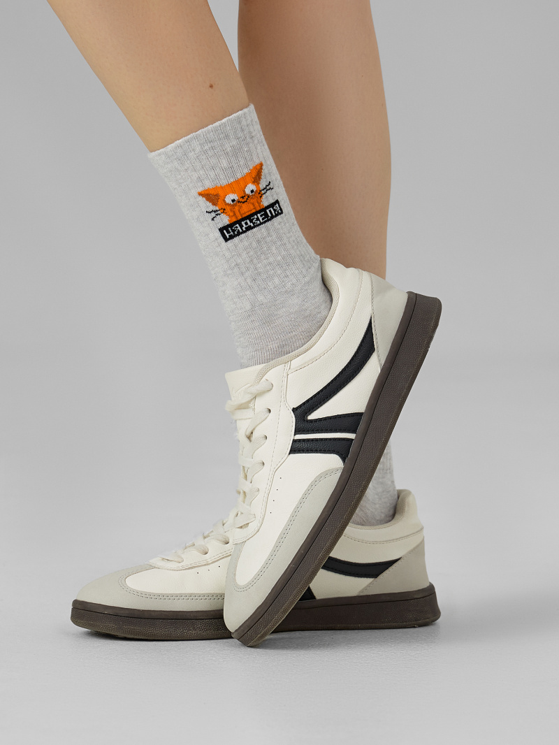 Носки и гольфы Mark Formelle 217K-2670/23217K-1 св.серый_меланж_рис.2670