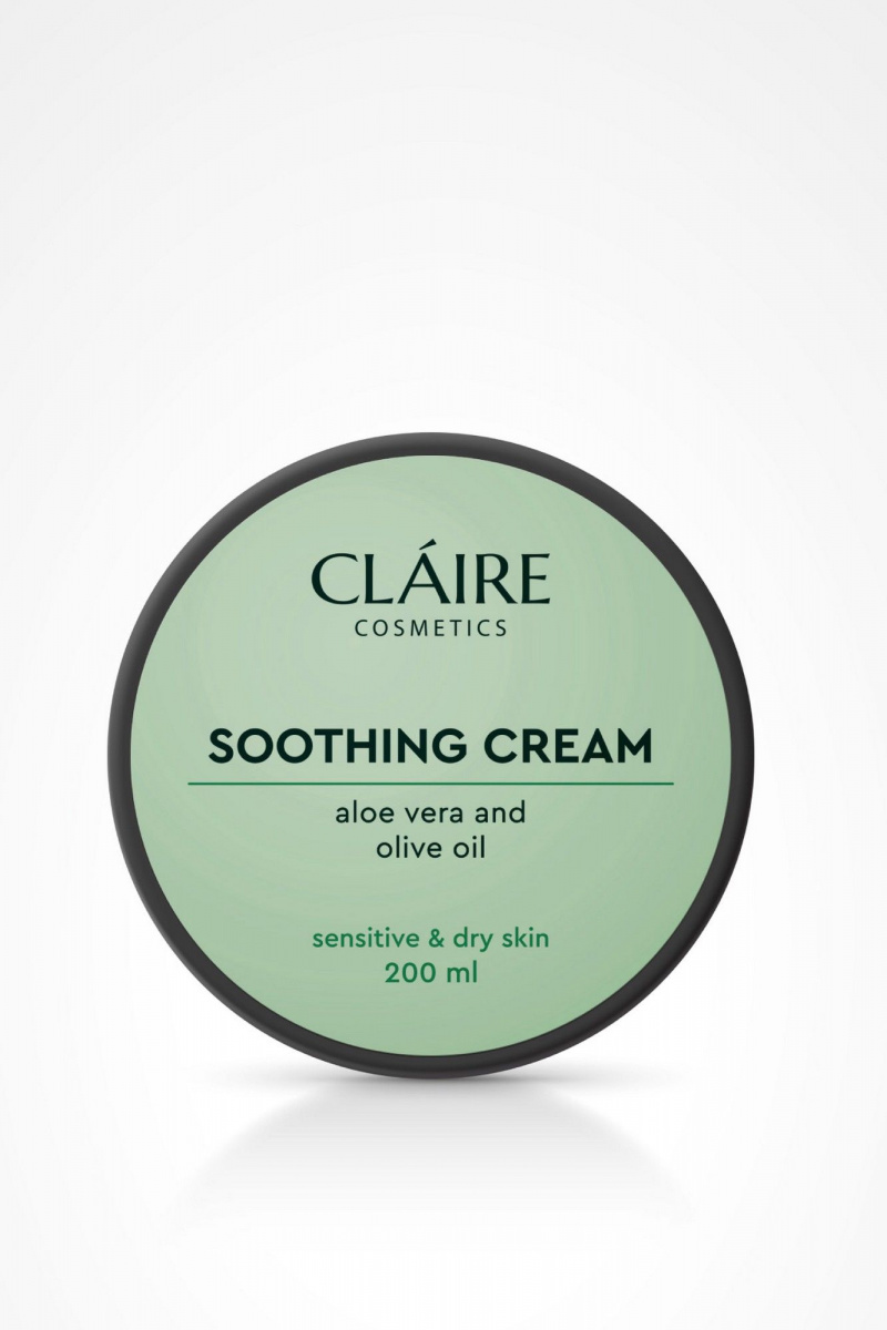 Кремы для лица Claire Cosmetics Успокаивающий крем для лица, тела и рук SOOTHING CREAM