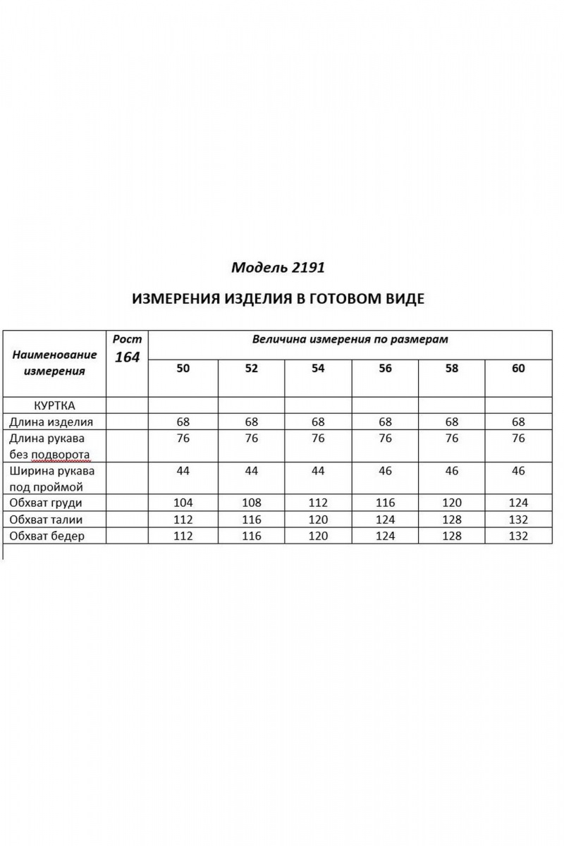 Женская куртка Shetti 2191 яблоко