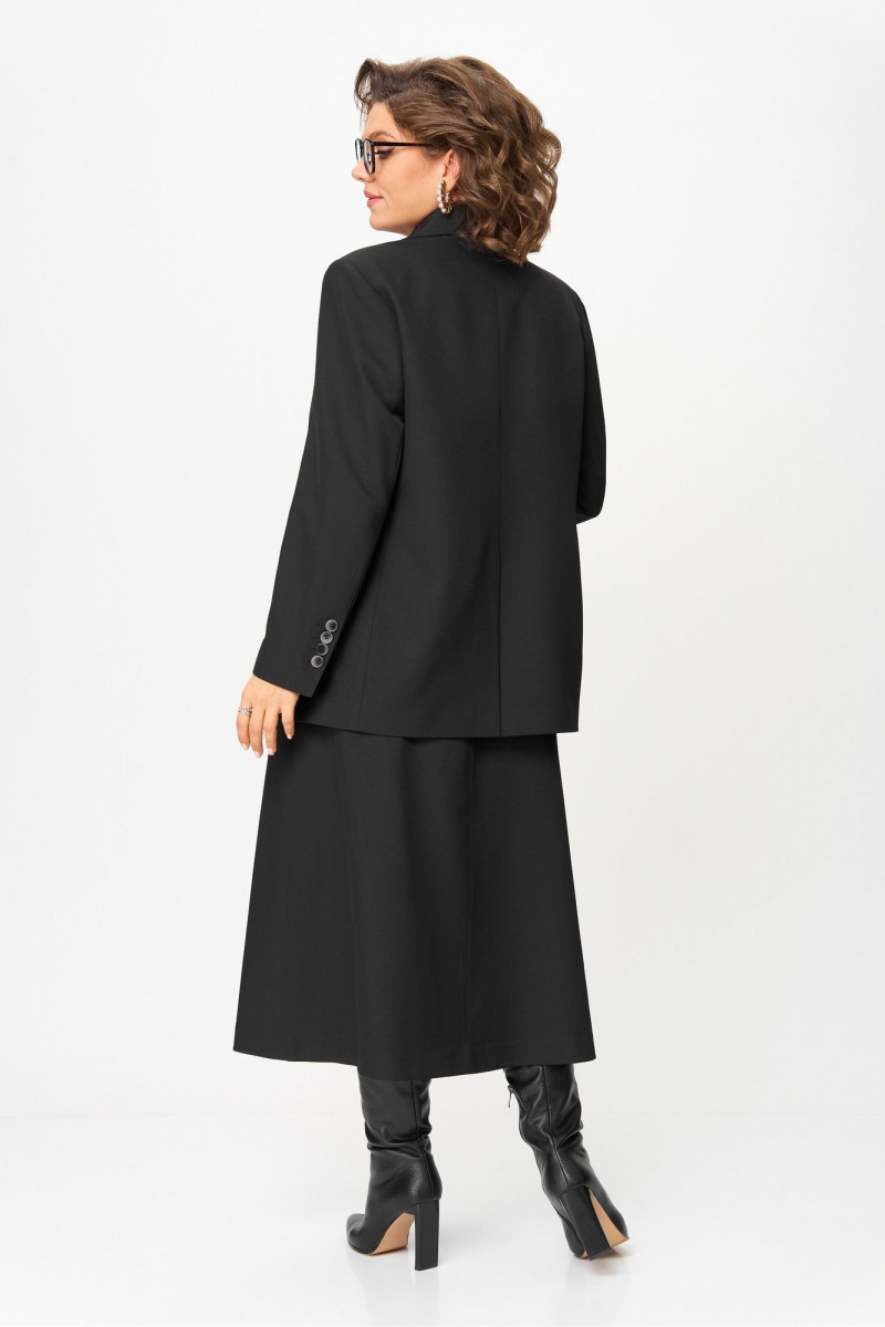 Юбочный костюм AVA fashion М-146 черный