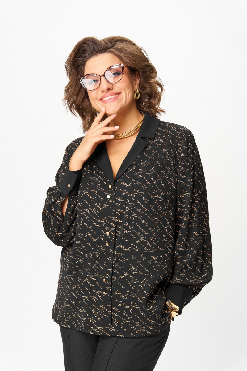 Блузы AVA fashion М-150 черный