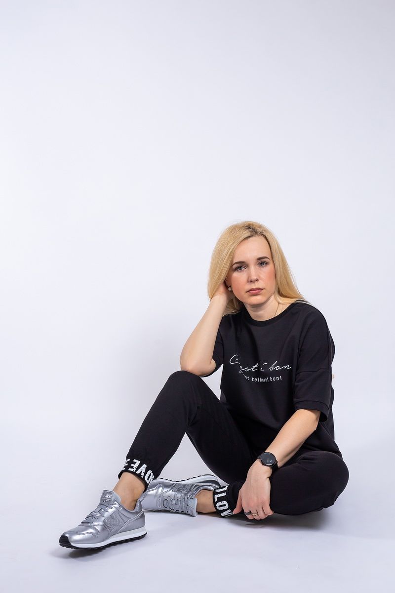 Брючный комплект Пинск-Стиль 3870 черный