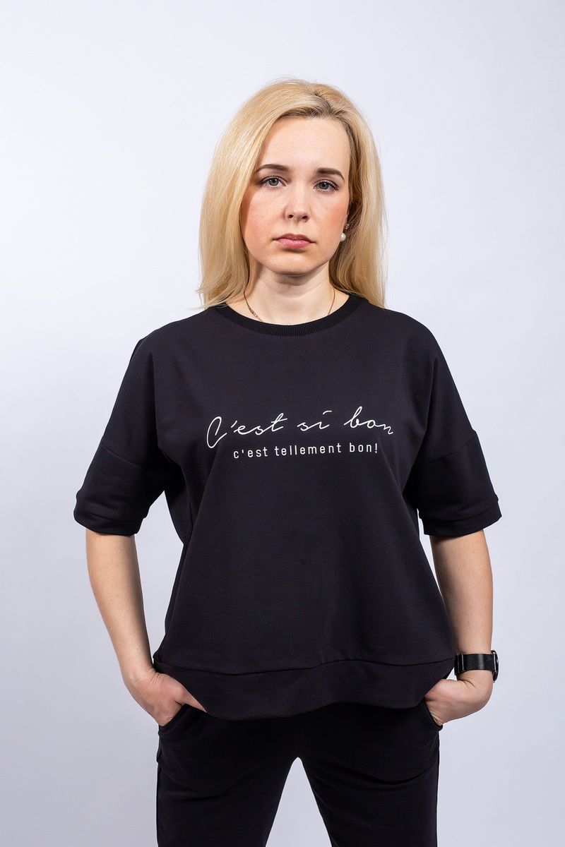 Брючный комплект Пинск-Стиль 3870 черный