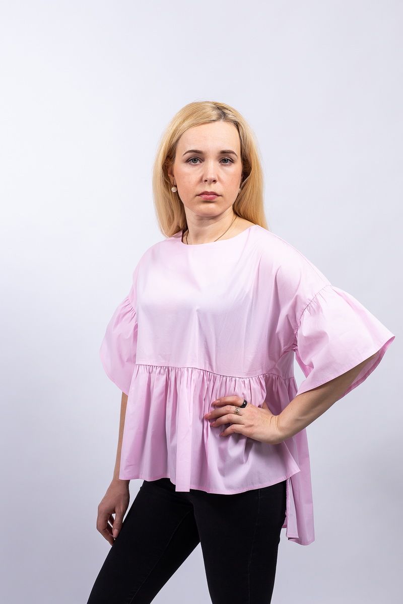 Блузы Пинск-Стиль 3881 розовый
