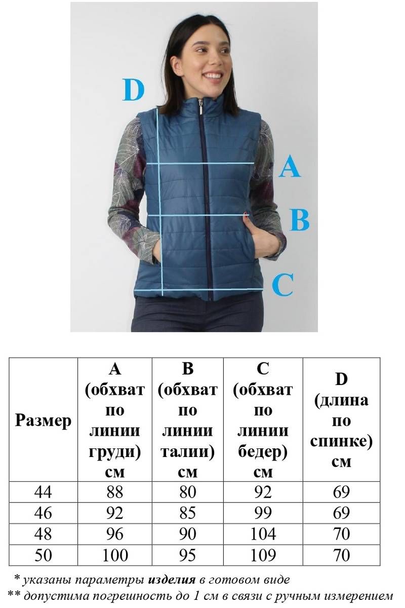 Жилеты VLADOR 500703-1 темно-бирюзовый