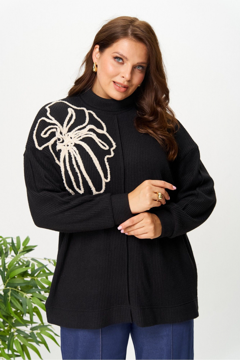 Джемперы AVA fashion М-152 черный