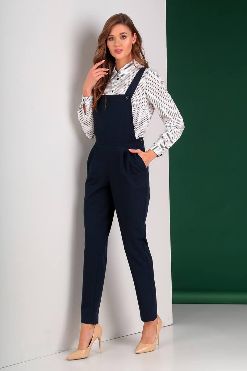 Брючный комплект Liona Style 653 темно-синий
