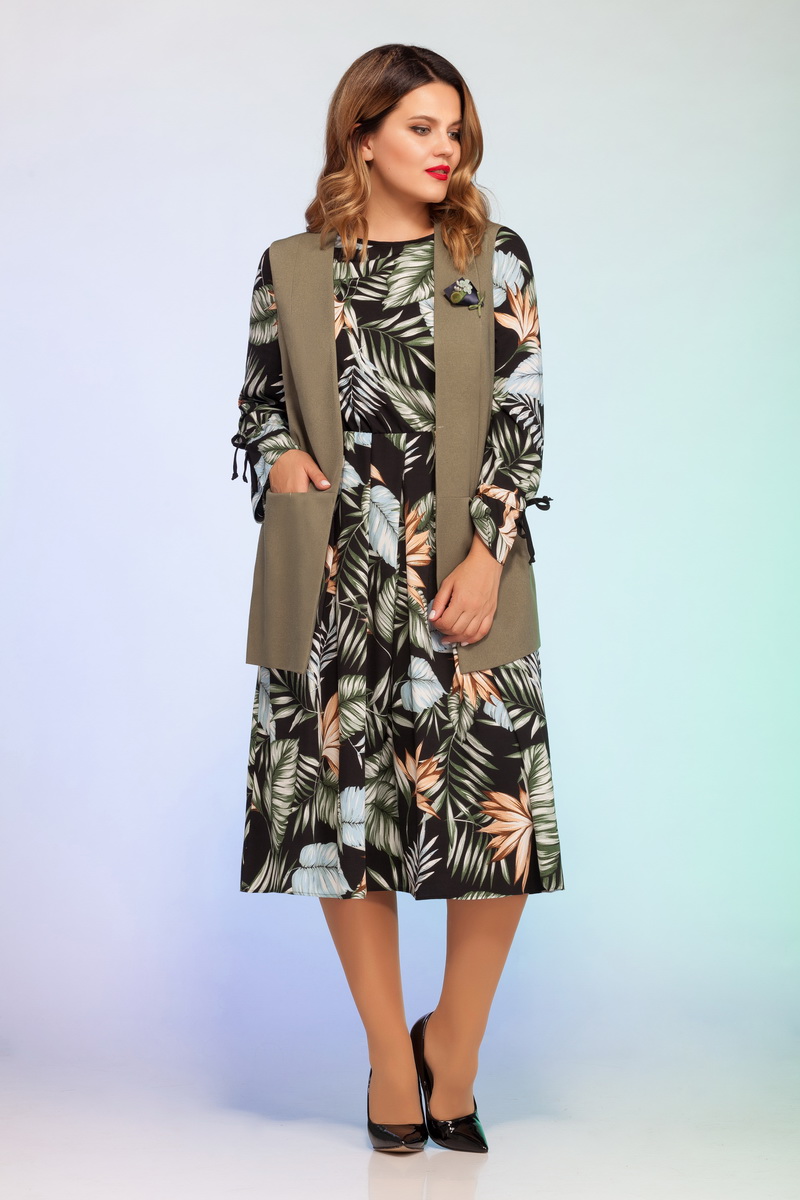 Плательный комплект Vitol Fashion В-500 фисташка