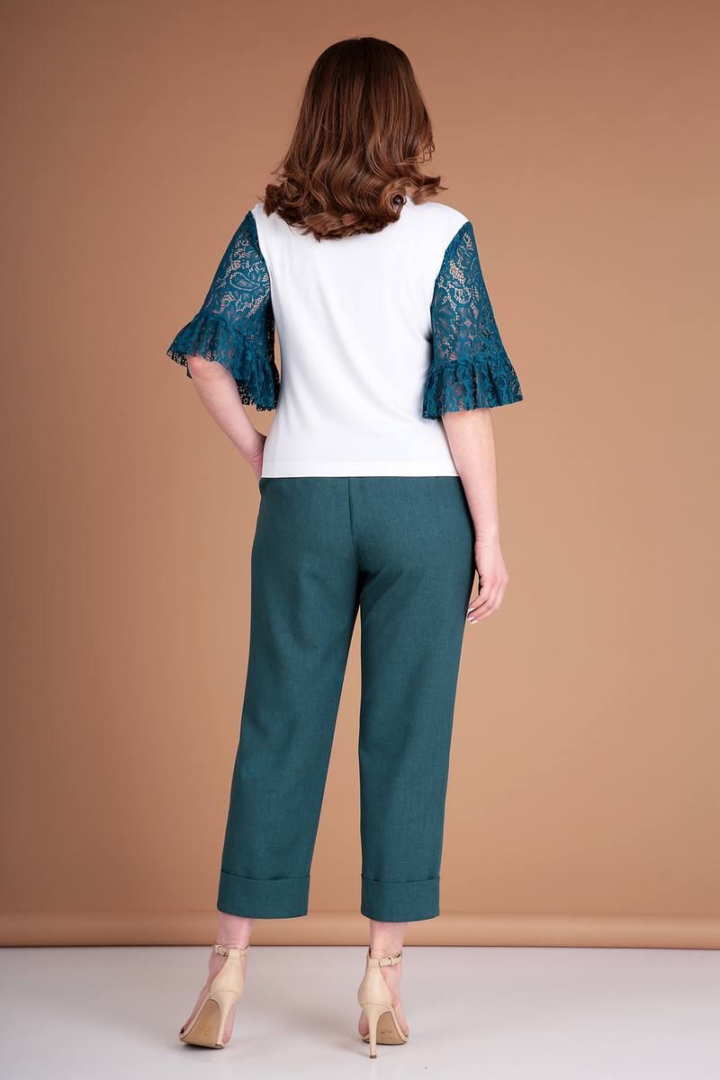 Брючный комплект Liona Style 785 изумруд