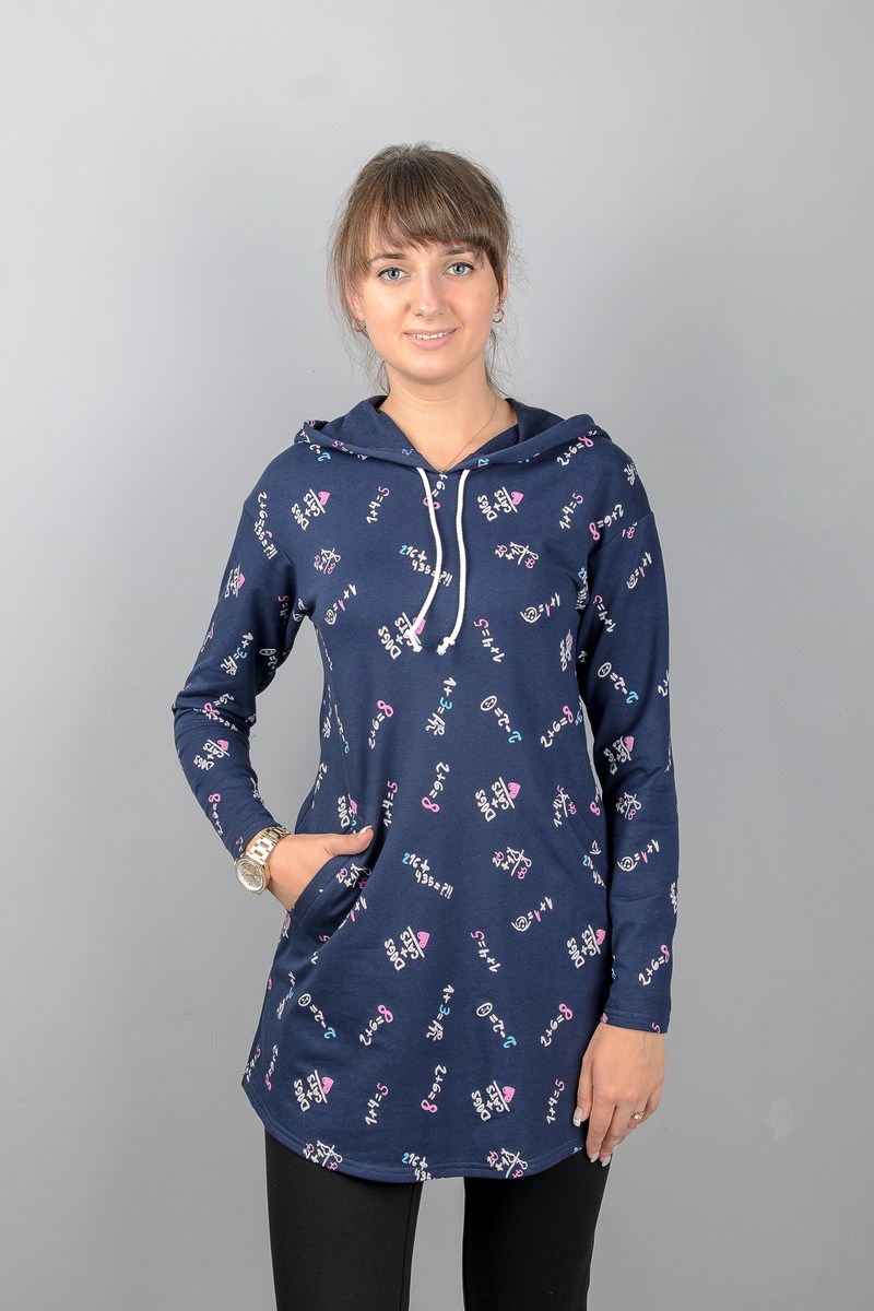 Туники Mita ЖМ961 синий+буквы