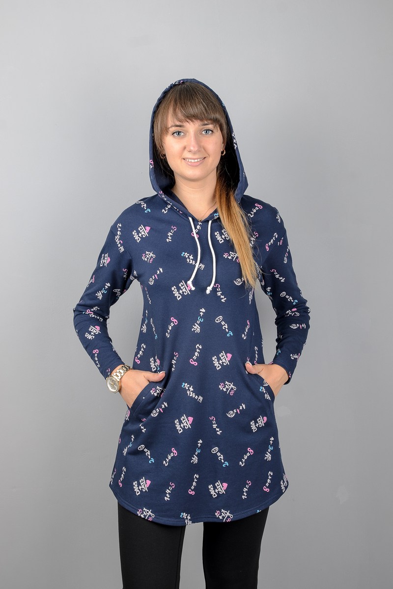 Туники Mita ЖМ961 синий+буквы