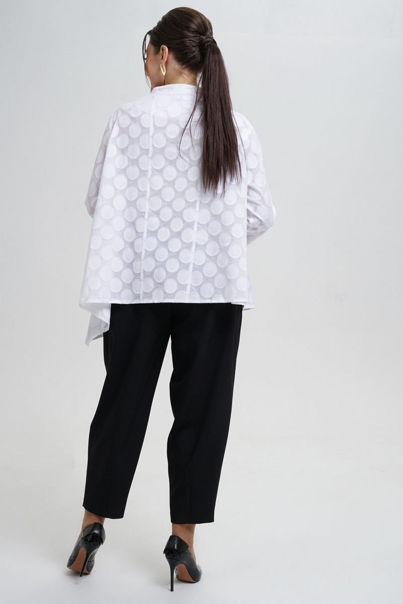 Брючный комплект Alani Collection 2303 молоко-черный