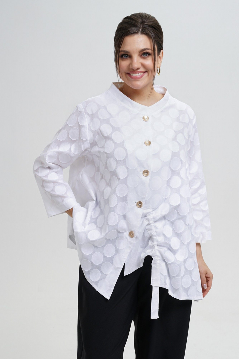 Брючный комплект Alani Collection 2303 молоко-черный