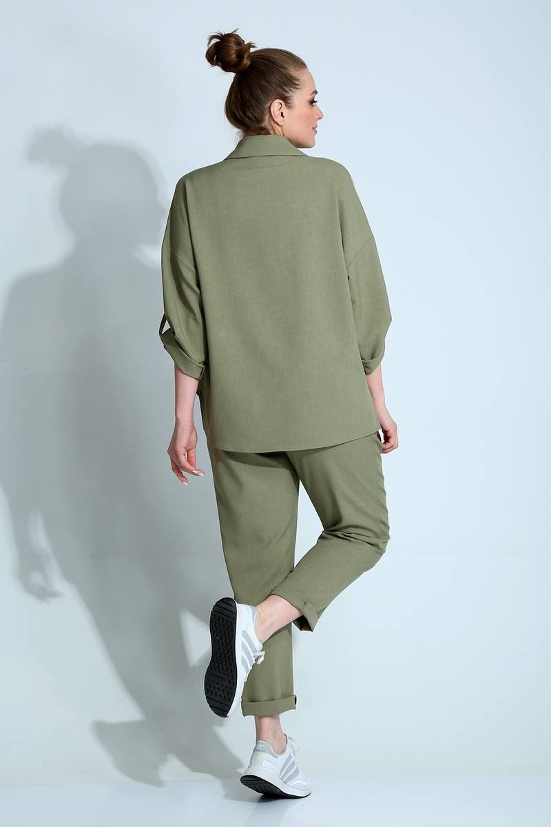 Брючный комплект Liona Style 790 зеленый