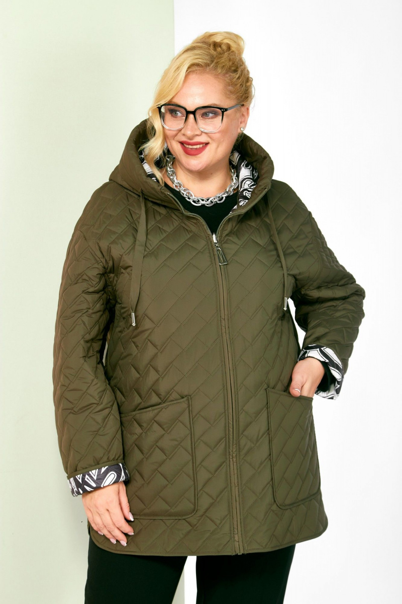 Женская куртка Shetti 2199 оливковый