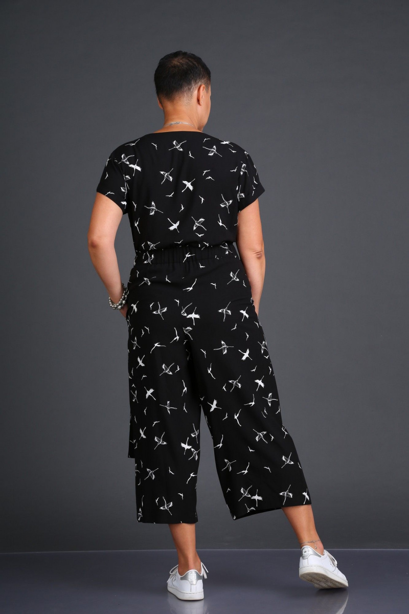 Женский комбинезон ZigzagStyle 308/1 стрекоза_черный