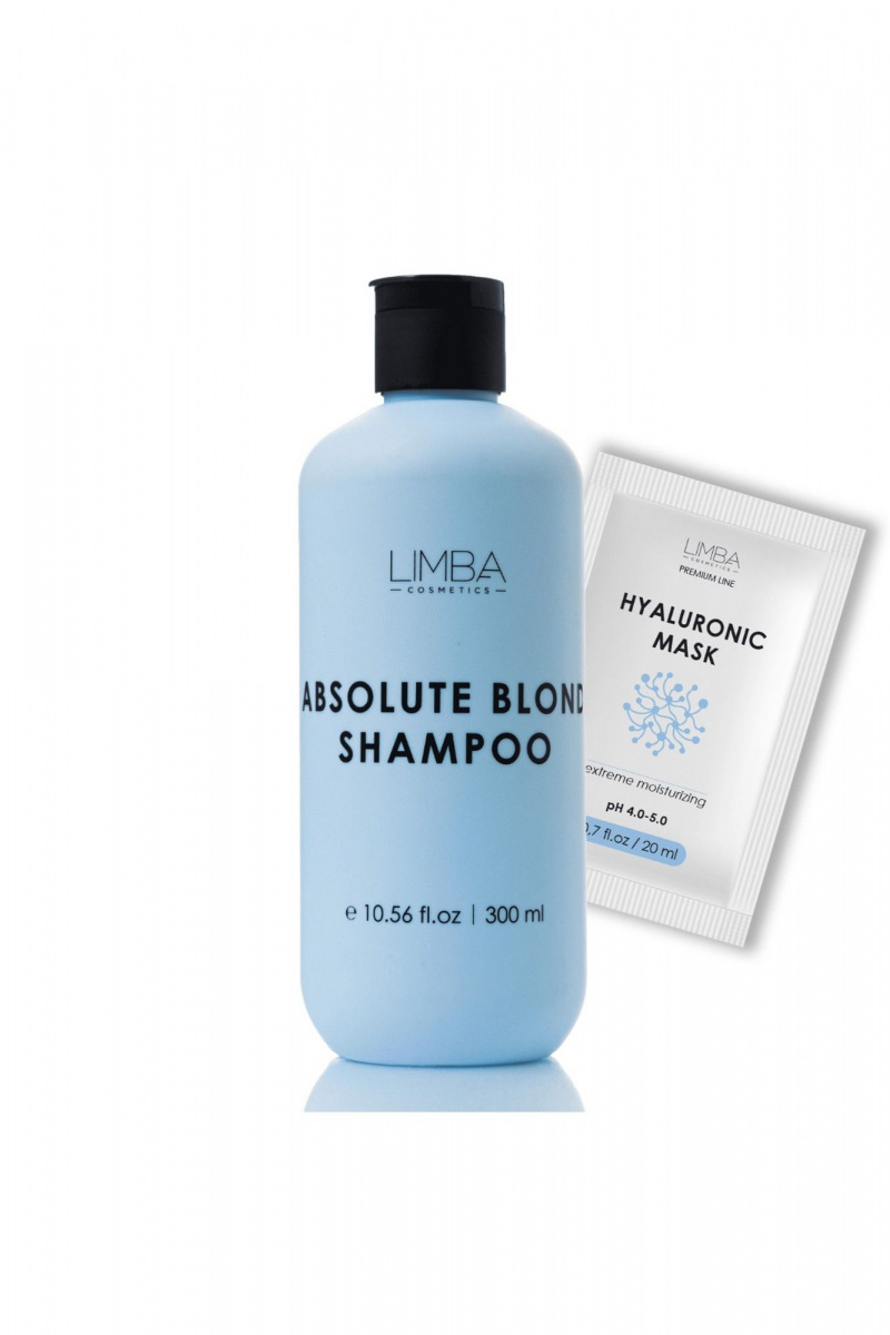 Шампуни Limba Cosmetics Absolute Blond Shampoo/Hyaluronic mask