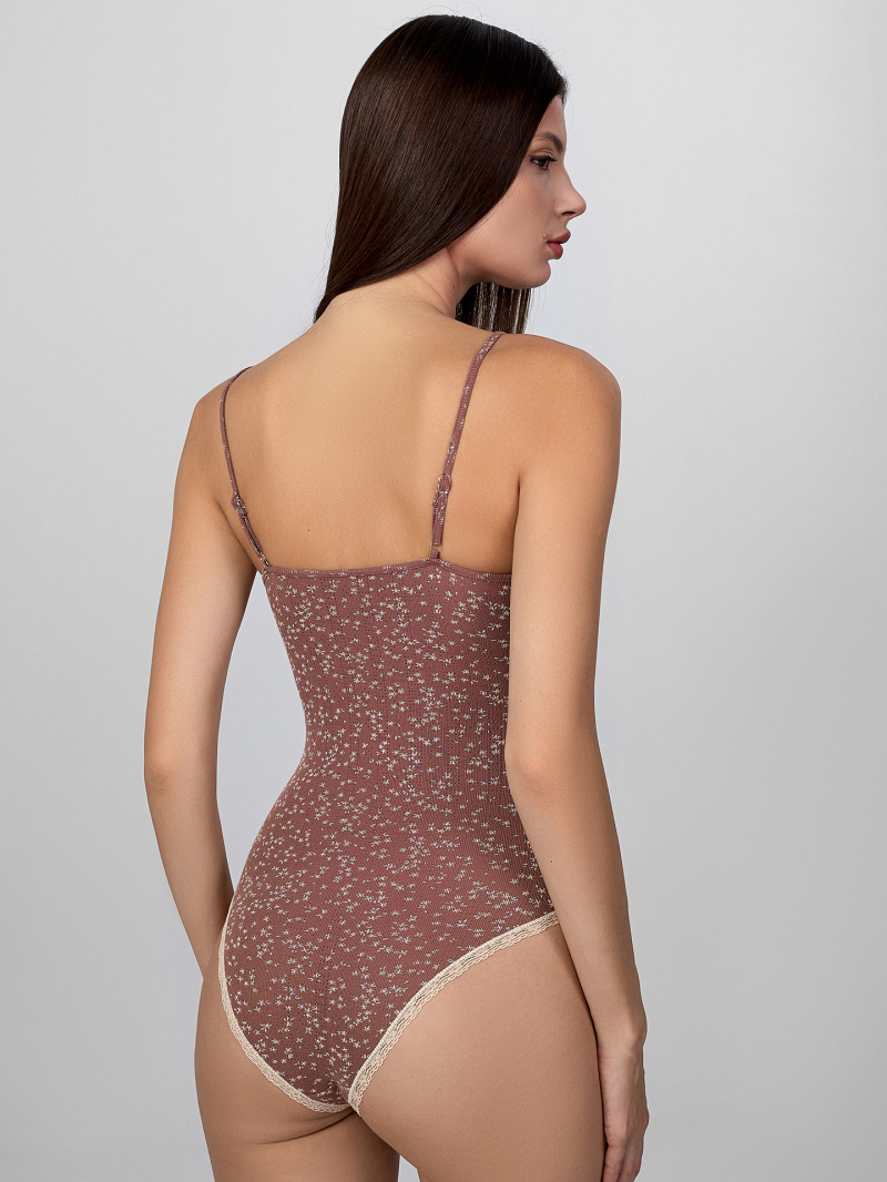 Боди Mark Formelle 432241/24-33849Ц-1 цветочки_на_кофейно_розовом
