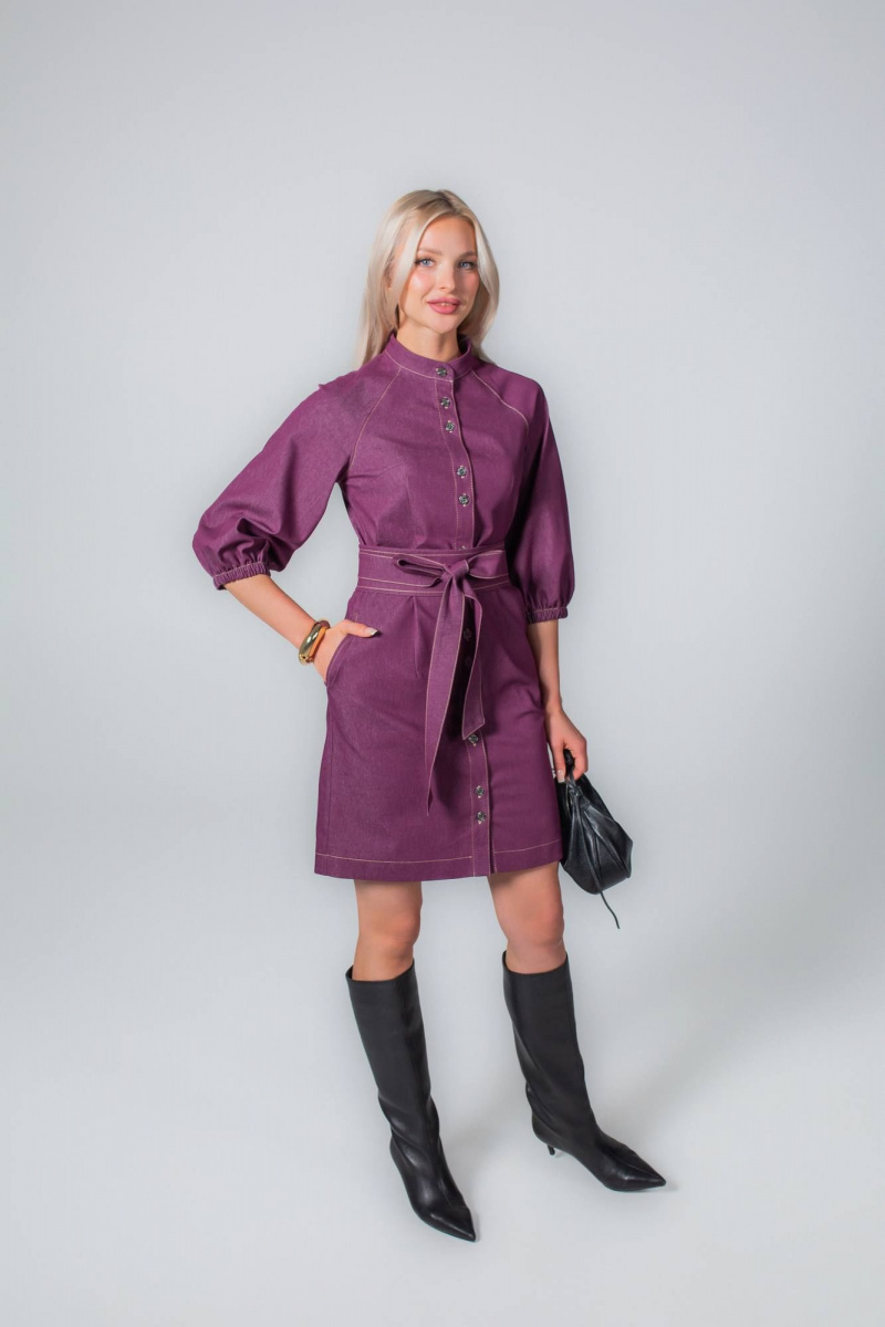 Платья MONA STYLE FASHION&DESIGN 24044/1 бордовый