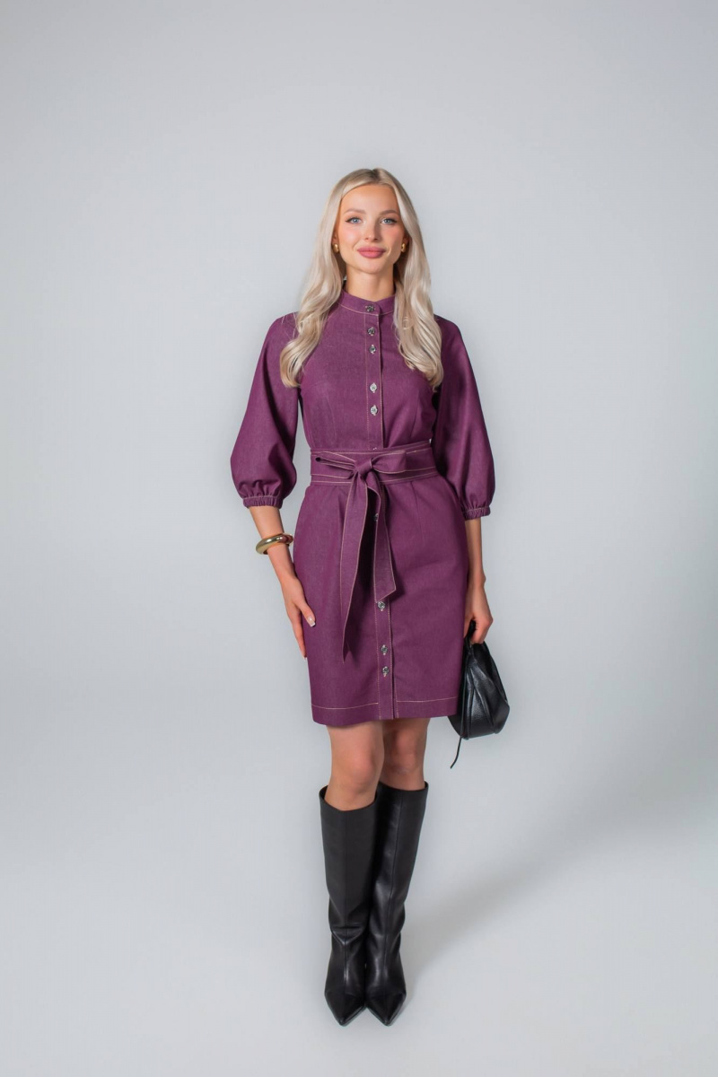 Платья MONA STYLE FASHION&DESIGN 24044/1 бордовый