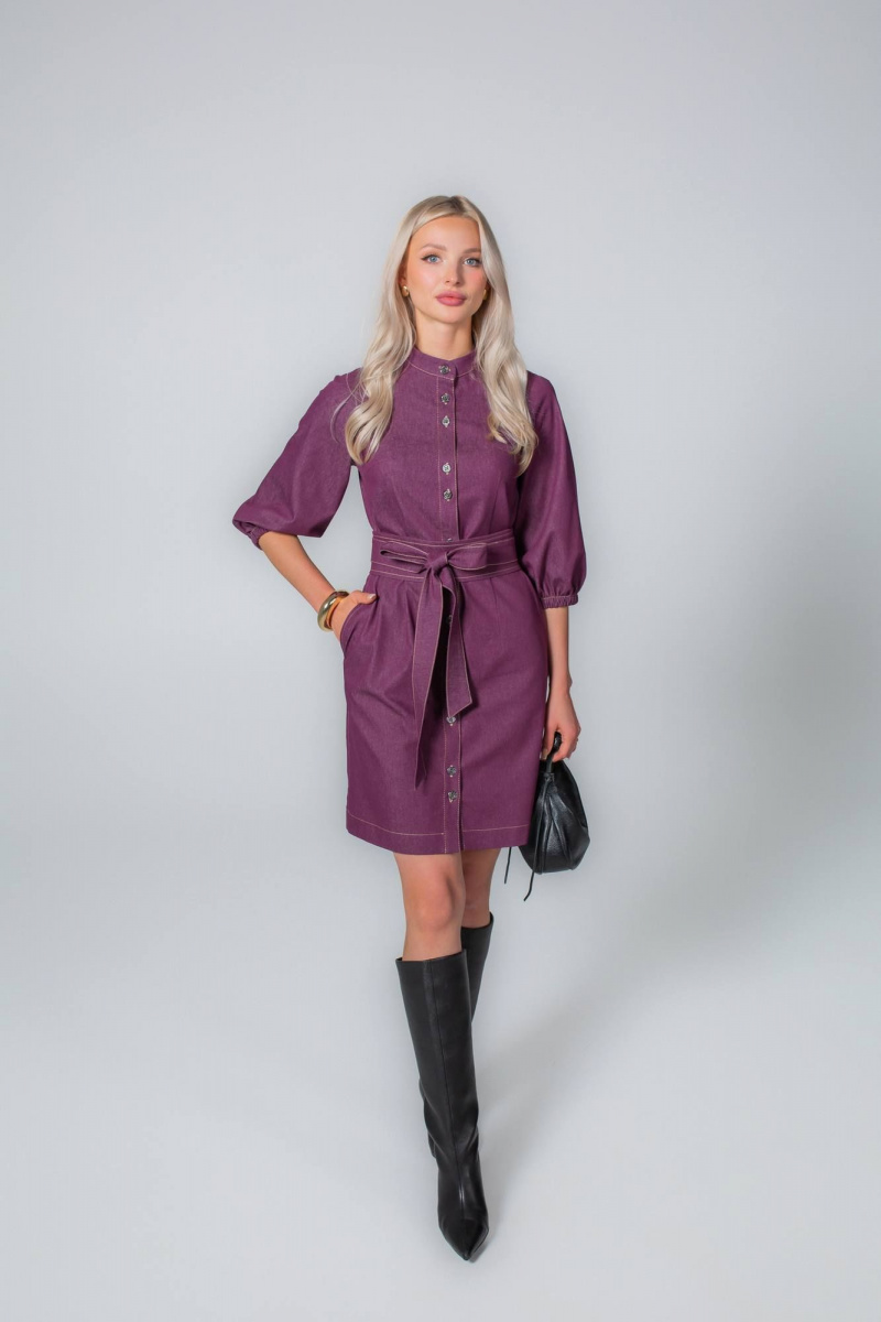 Платья MONA STYLE FASHION&DESIGN 24044/1 бордовый