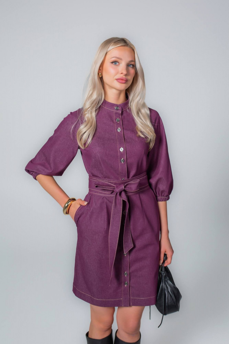 Платья MONA STYLE FASHION&DESIGN 24044/1 бордовый