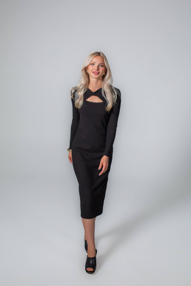 Платья MONA STYLE FASHION&DESIGN 25021 черный