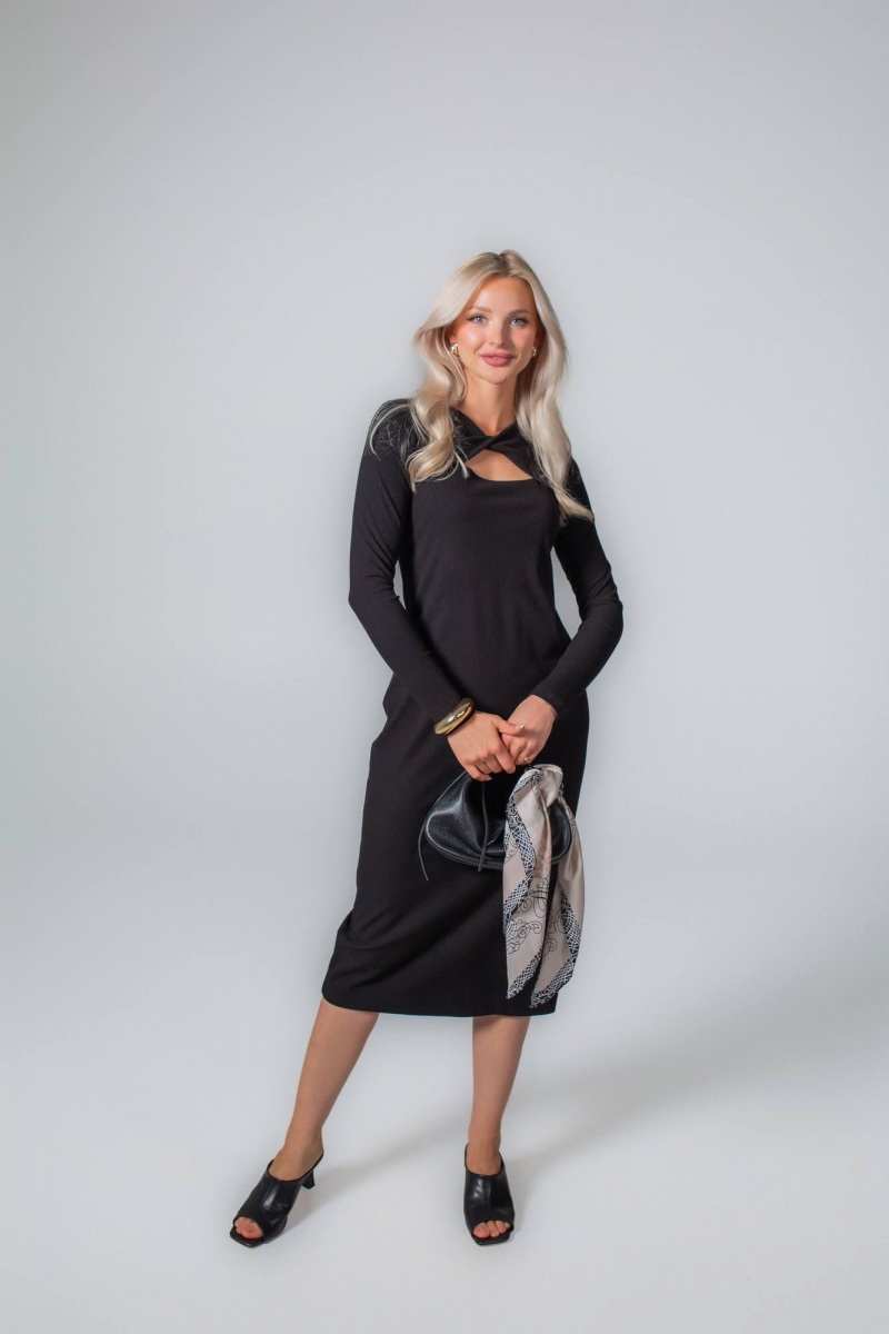 Платья MONA STYLE FASHION&DESIGN 25021 черный