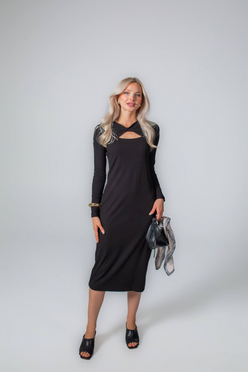 Платья MONA STYLE FASHION&DESIGN 25021 черный